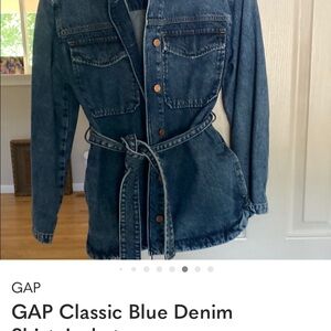 GAP Classic Blue Denim Shirt Jacket